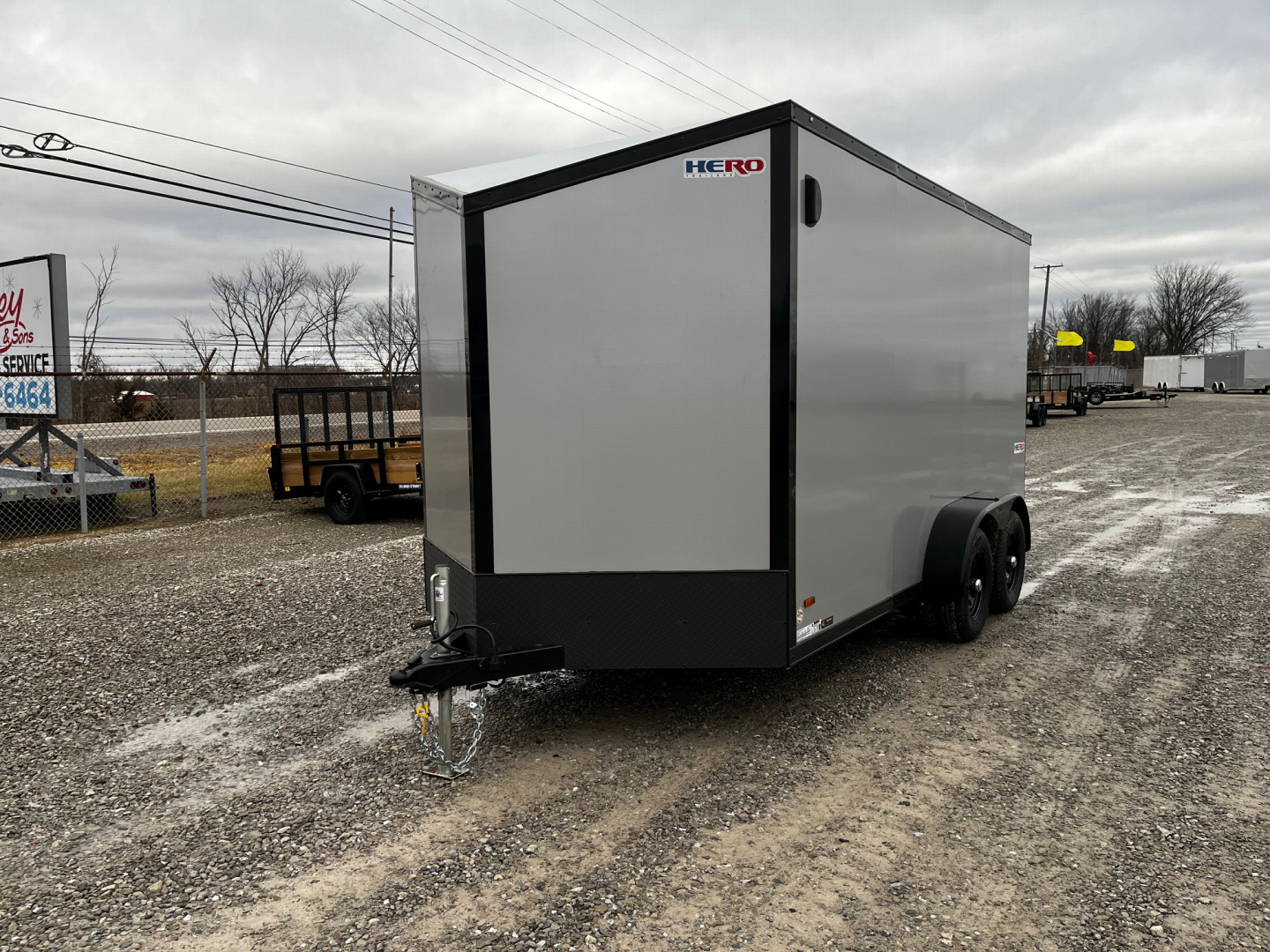 New 2026 Bravo Trailers Hero 7x14 7K Cargo Trailer