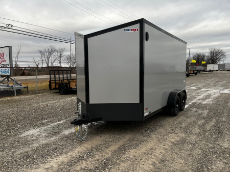 New 2026 Bravo Trailers Hero 7x14 7K Cargo Trailer