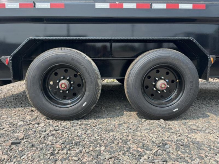 New 2026 16' 20k PJ Gooseneck HD Dump Trailer