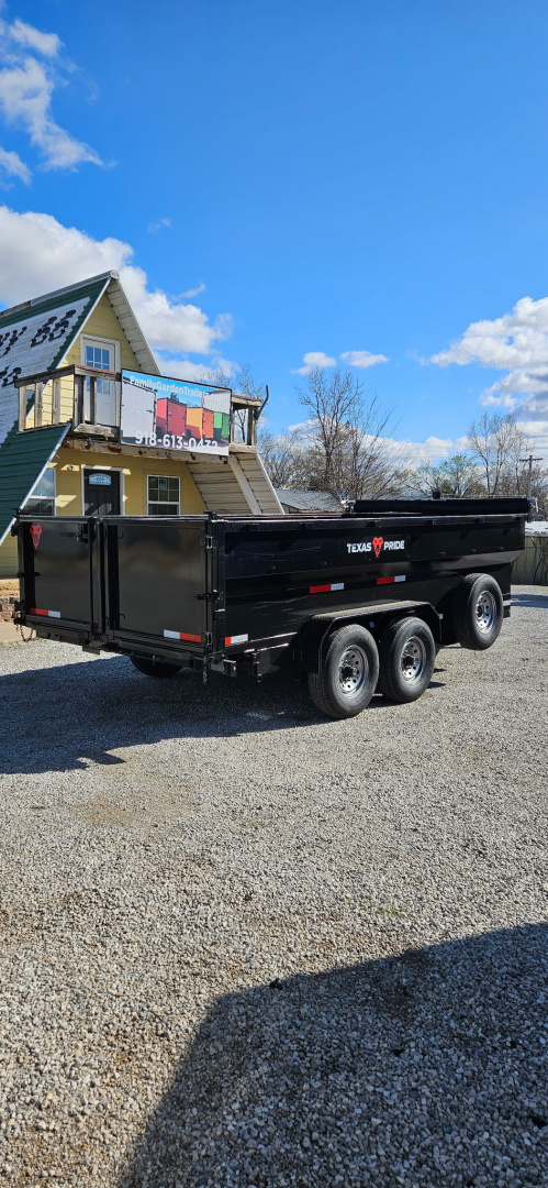 New 2026 Texas Pride Trailers 7x16x3 Tandem Axles Dump Trailer- UPGRADES!!