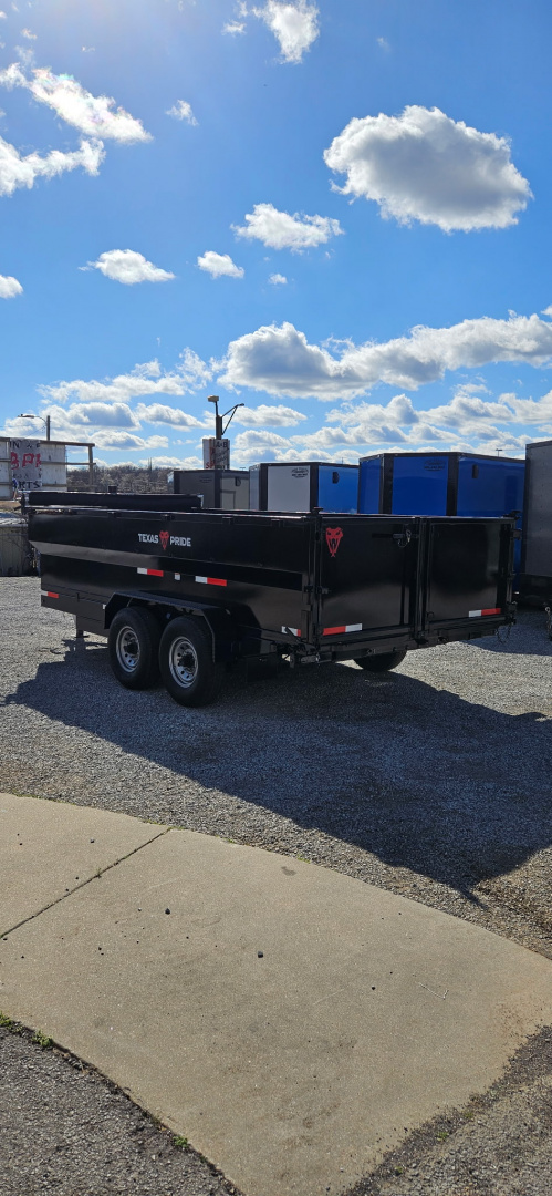 New 2026 Texas Pride Trailers 7x16x3 Tandem Axles Dump Trailer- UPGRADES!!