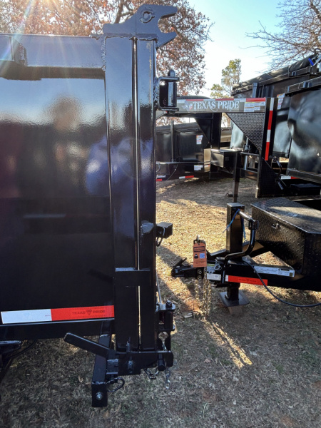 New 2026 Texas Pride Trailers 7x16x3 Tandem Axles Dump Trailer