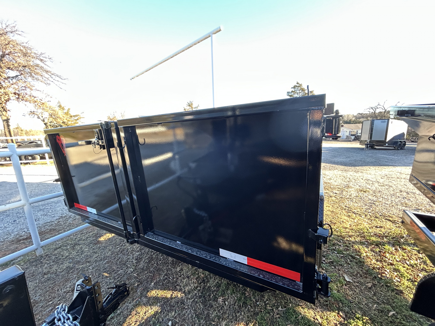 New 2026 Texas Pride Trailers 7x12x3 Tandem Axles Dump Trailer - Equipment Ramps