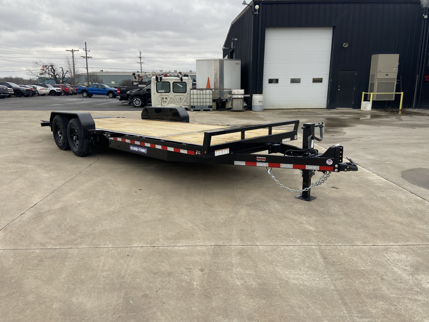 New SURE-TRAC 7 X 18+4 TILT BED EQUIPMENT TRAILER 14K