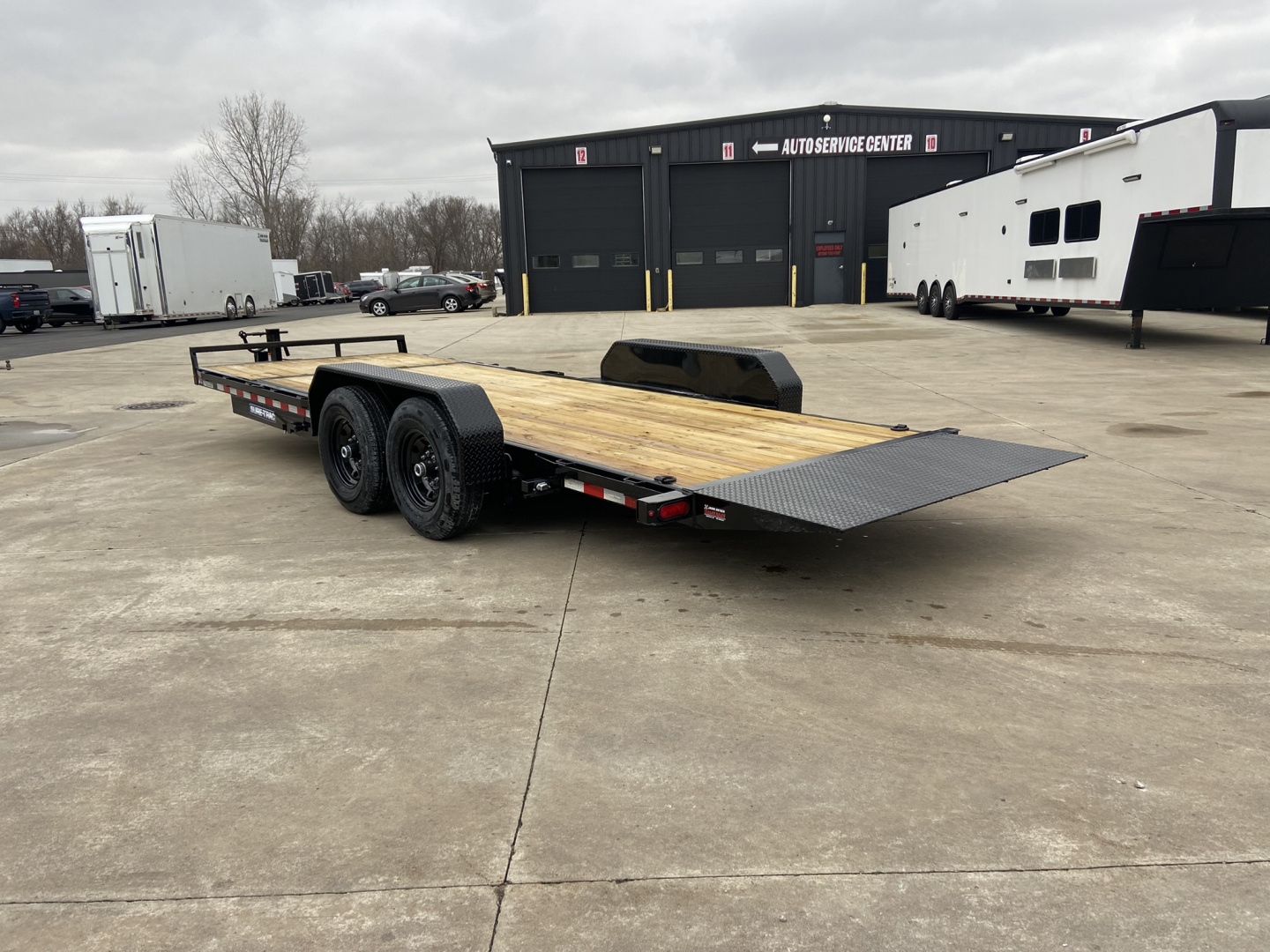 New SURE-TRAC 7 X 18+4 TILT BED EQUIPMENT TRAILER 14K