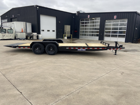 New SURE-TRAC 7 X 18+4 TILT BED EQUIPMENT TRAILER 14K