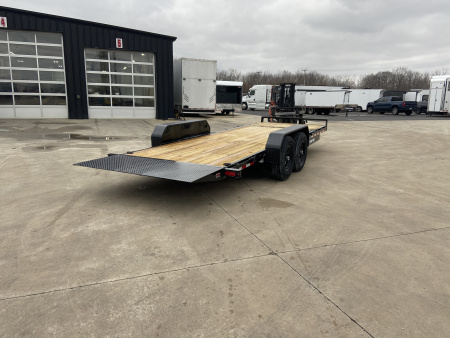 New SURE-TRAC 7 X 18+4 TILT BED EQUIPMENT TRAILER 14K