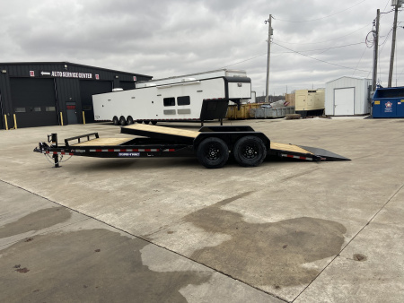 New SURE-TRAC 7 X 18+4 TILT BED EQUIPMENT TRAILER 14K