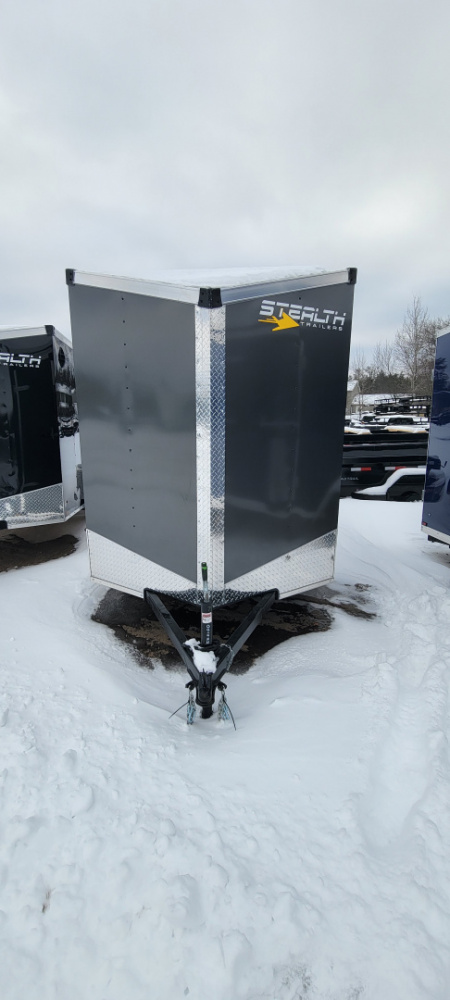 New 2026 Stealth Trailers 6X10 CHARCOAL RAMP 3K Cargo / Enclosed Trailer