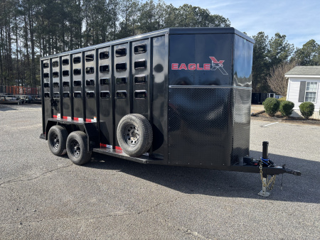 New 2026 Eagle X Trailers 16X6'8  LIVESTOCK Stock / Stock Combo Trailer