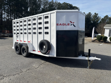 New 2026 Eagle X Trailers 16X6'8  LIVESTOCK Stock / Stock Combo Trailer
