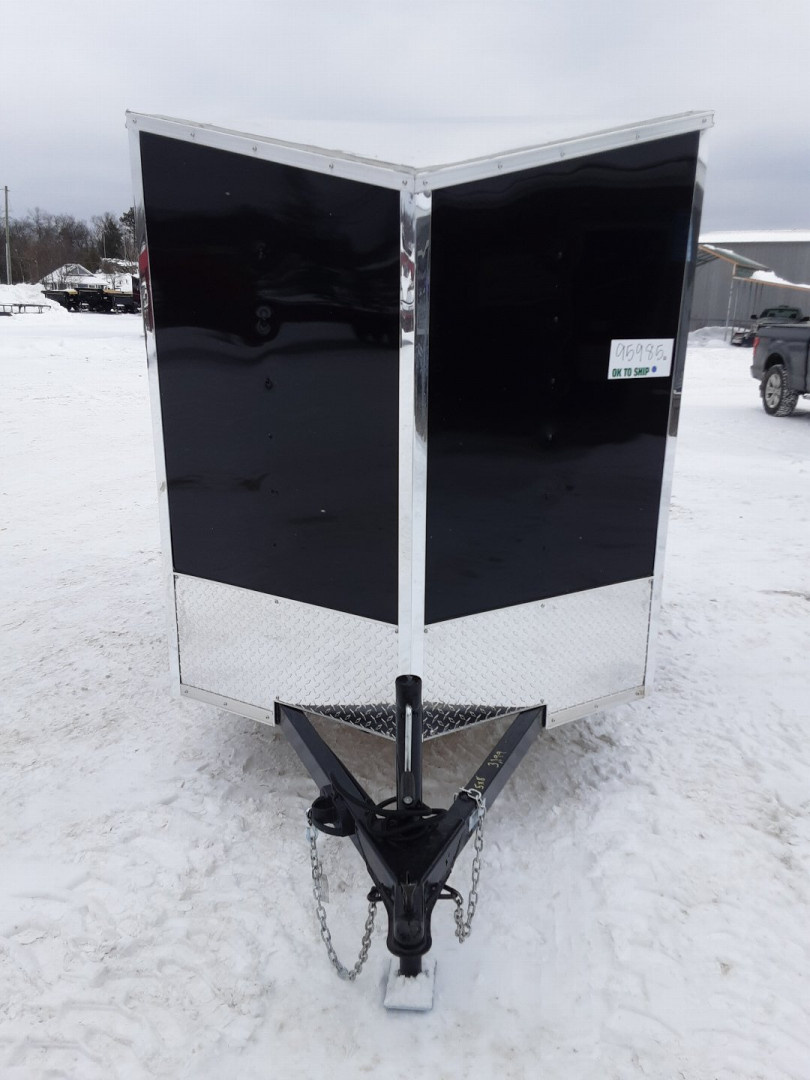 New 2026 US Cargo 5X8 BLACK RAMP 3K Cargo / Enclosed Trailer