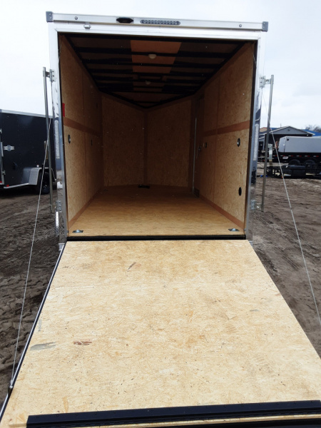 New 2026 Stealth Trailers 7X14 SILVER 7'TALL 7K Cargo / Enclosed Trailer