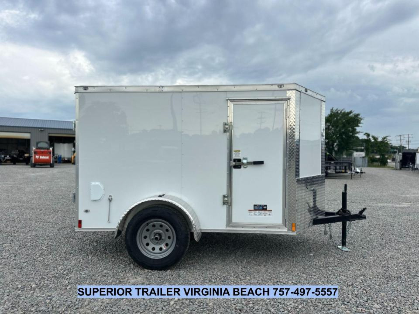 New 2026 Anvil 5X8 w/ Double Doors, Extra Height, & Side Door Cargo / Enclosed Trailer