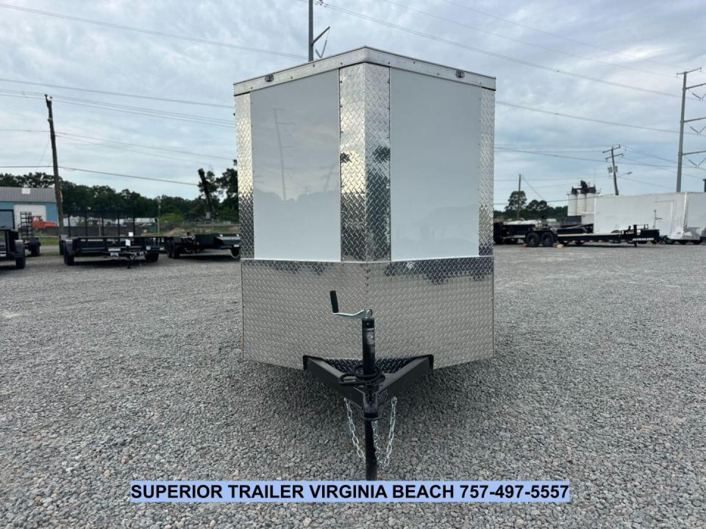 New 2026 Anvil 5X8 w/ Double Doors, Extra Height, & Side Door Cargo / Enclosed Trailer