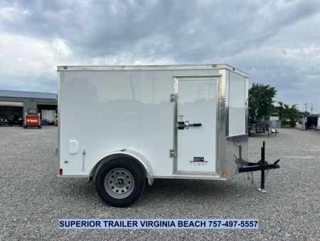 New 2026 Anvil 5X8 w/ Double Doors, Extra Height, & Side Door Cargo / Enclosed Trailer