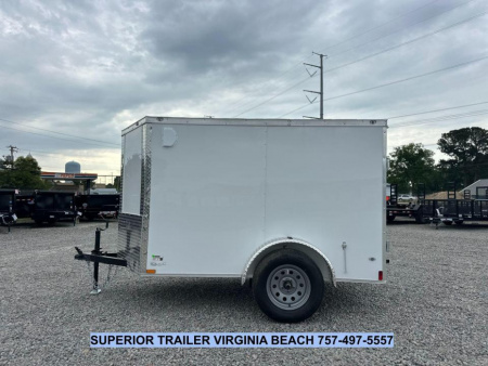 New 2026 Anvil 5X8 w/ Double Doors, Extra Height, & Side Door Cargo / Enclosed Trailer