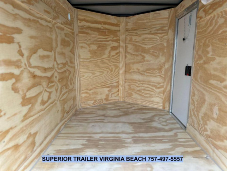 New 2026 Anvil 5X8 w/ Double Doors, Extra Height, & Side Door Cargo / Enclosed Trailer