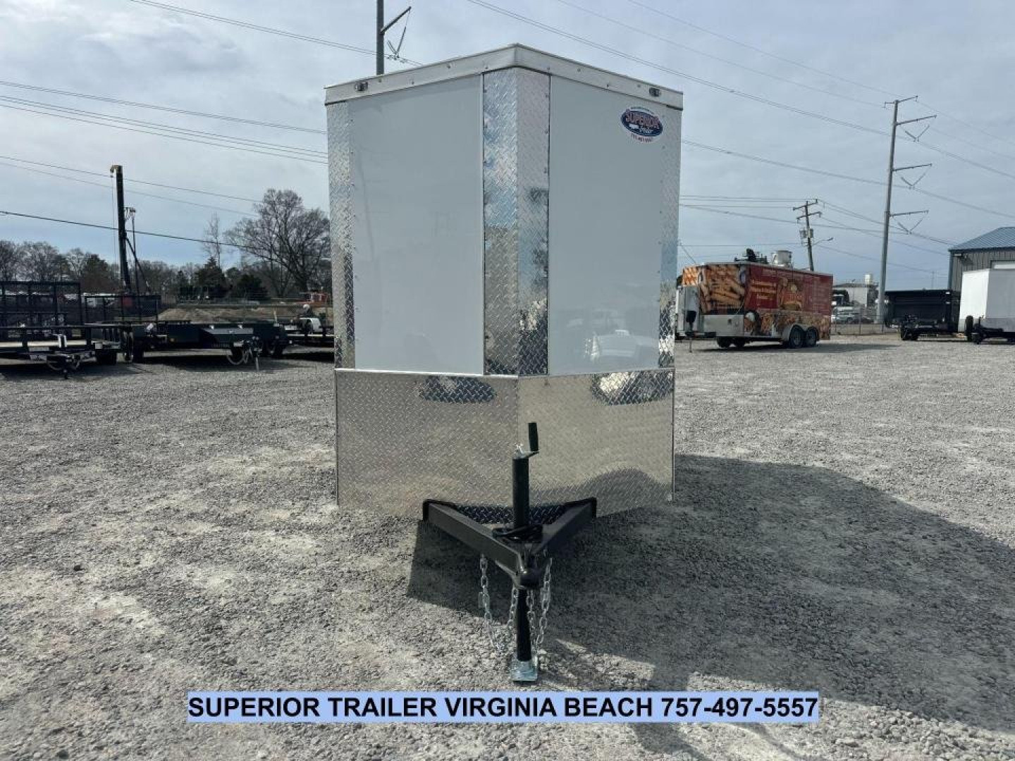 New 2026 Anvil 5X10 w/ 6" Extra Height & Ramp Cargo / Enclosed Trailer