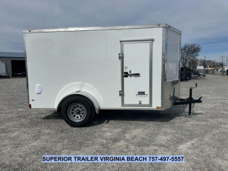 New 2026 Anvil 5X10 w/ 6" Extra Height & Ramp Cargo / Enclosed Trailer