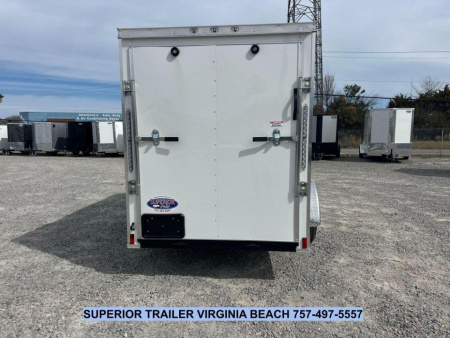 New 2026 Anvil 5X10 w/ 6" Extra Height & Ramp Cargo / Enclosed Trailer