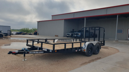 New 2026 PJ 83 x16' Tandem Axle Utility Trailer - UL