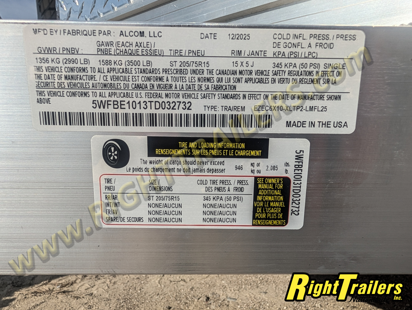 New 2026 E-Z Hauler 6X10 CARGO TRAILER