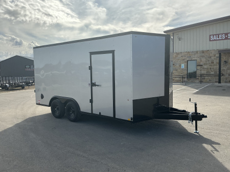 New 2026 Compass 8.5x16' Enclosed Cargo Trailer - Indigo DLX