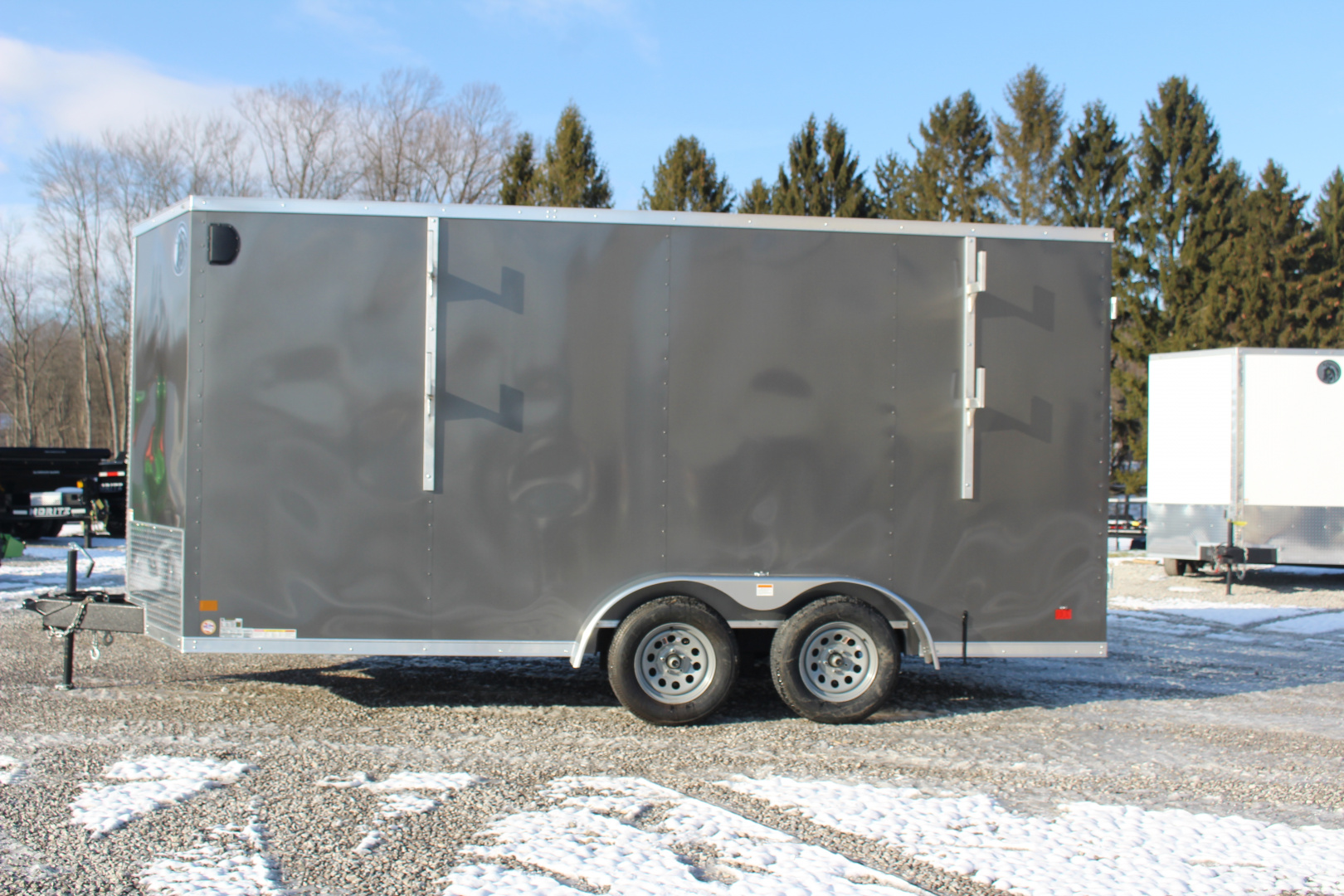 New 2026 Darkhorse Cargo DHW 7' x 16' Enclosed Trailer - Double Rear Door - 7' Interior Height - 7000# GVW