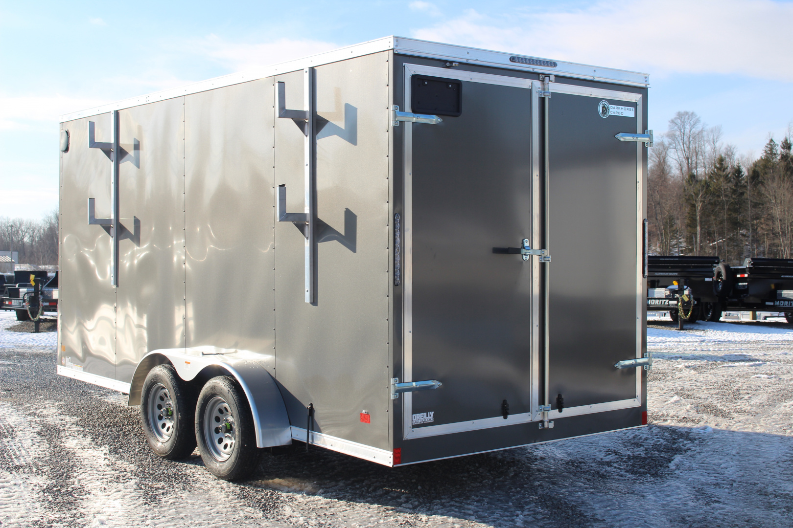 New 2026 Darkhorse Cargo DHW 7' x 16' Enclosed Trailer - Double Rear Door - 7' Interior Height - 7000# GVW