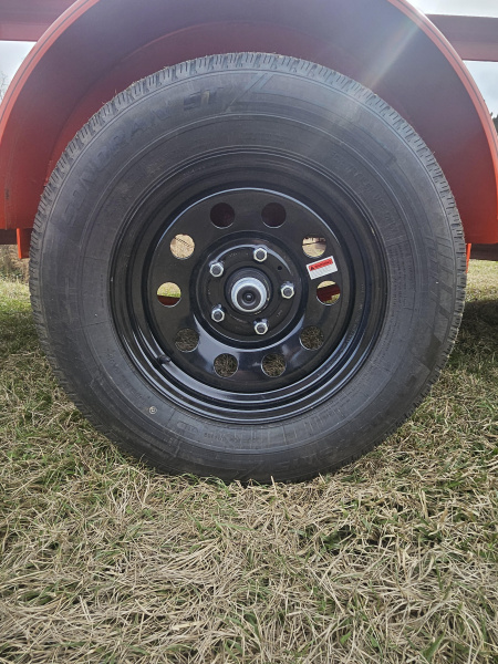 New 2026 Long Run Trailers 6'4"x12' 4' gate Orange Utility Trailer
