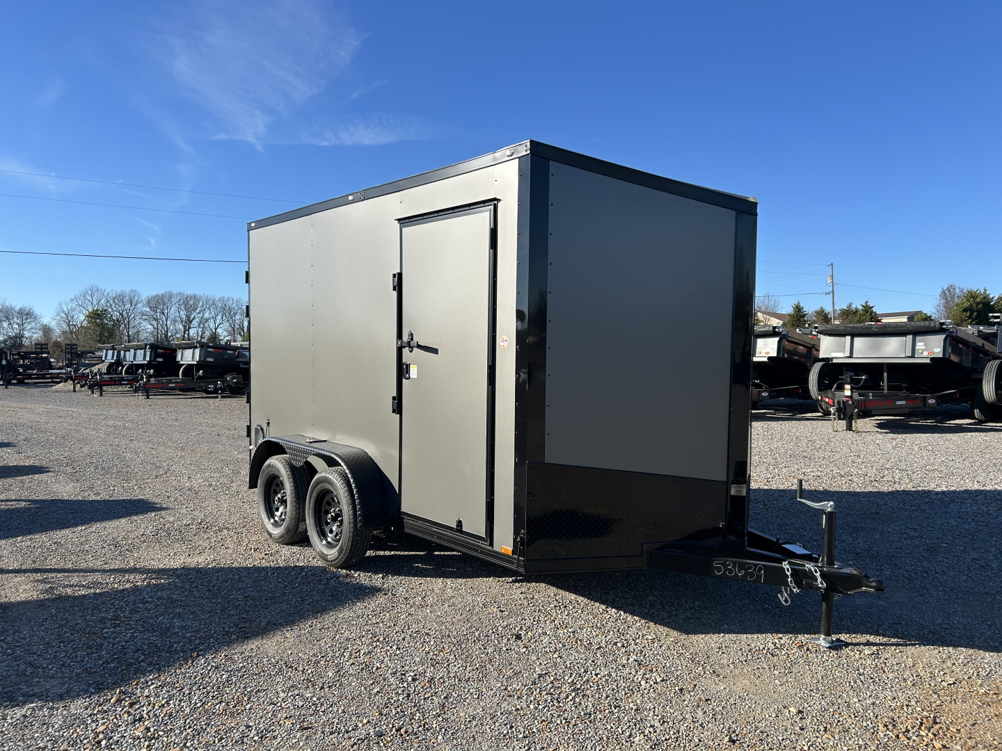 New 2026 Spartan 7'X12' 7k Enclosed Trailer