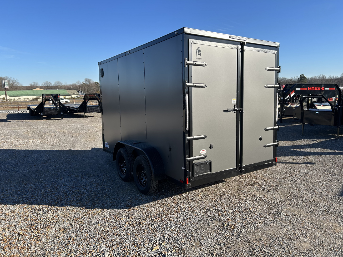 New 2026 Spartan 7'X12' 7k Enclosed Trailer
