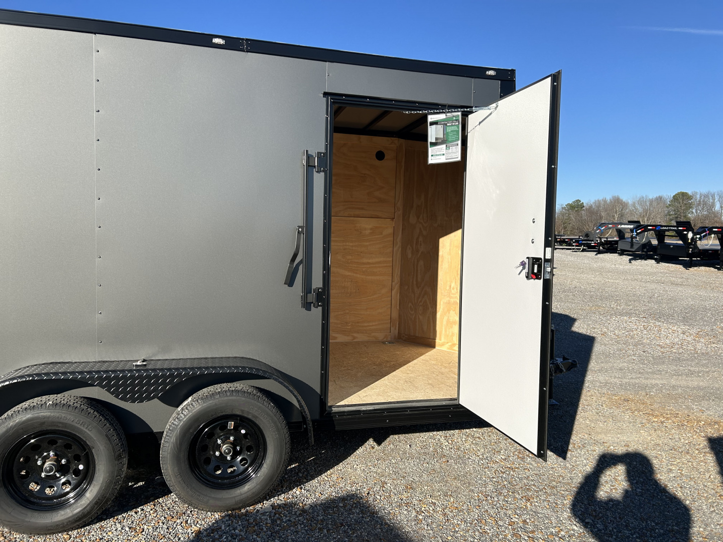 New 2026 Spartan 7'X12' 7k Enclosed Trailer