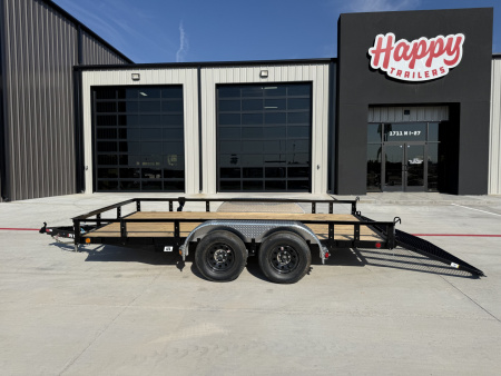 New 2026 PJ 83 x14' Tandem Axle Utility Trailer - UL