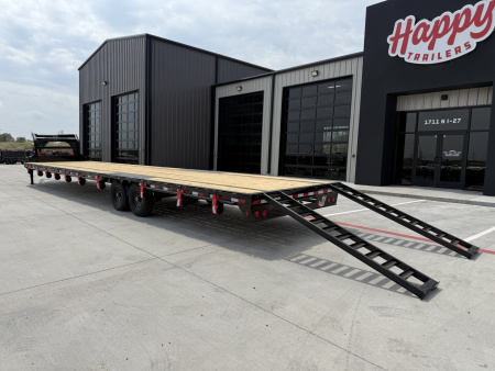 New 2026 PJ 102 x40' GN Low-Pro Flatbed w/ Singles - LS
