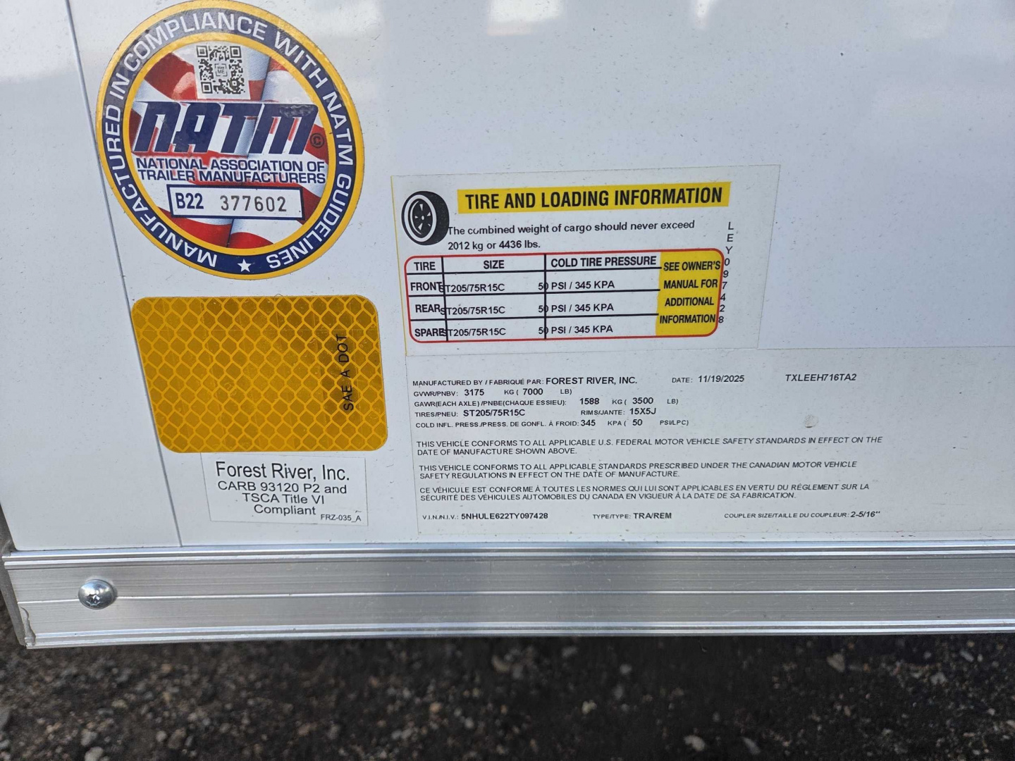 New 2026 Cargo Mate TXLEEH716TA2 Cargo / Enclosed Trailer