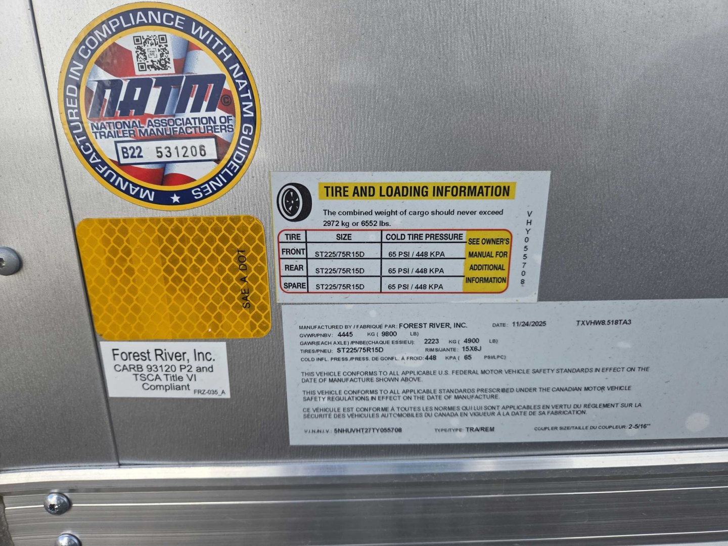 New 2026 Continental Cargo TXVHW8.518TA3 Cargo / Enclosed Trailer