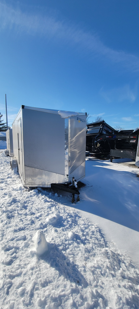 New 2026 Stealth Trailers 7X16 SILVER BARN DOOR 7K Cargo / Enclosed Trailer