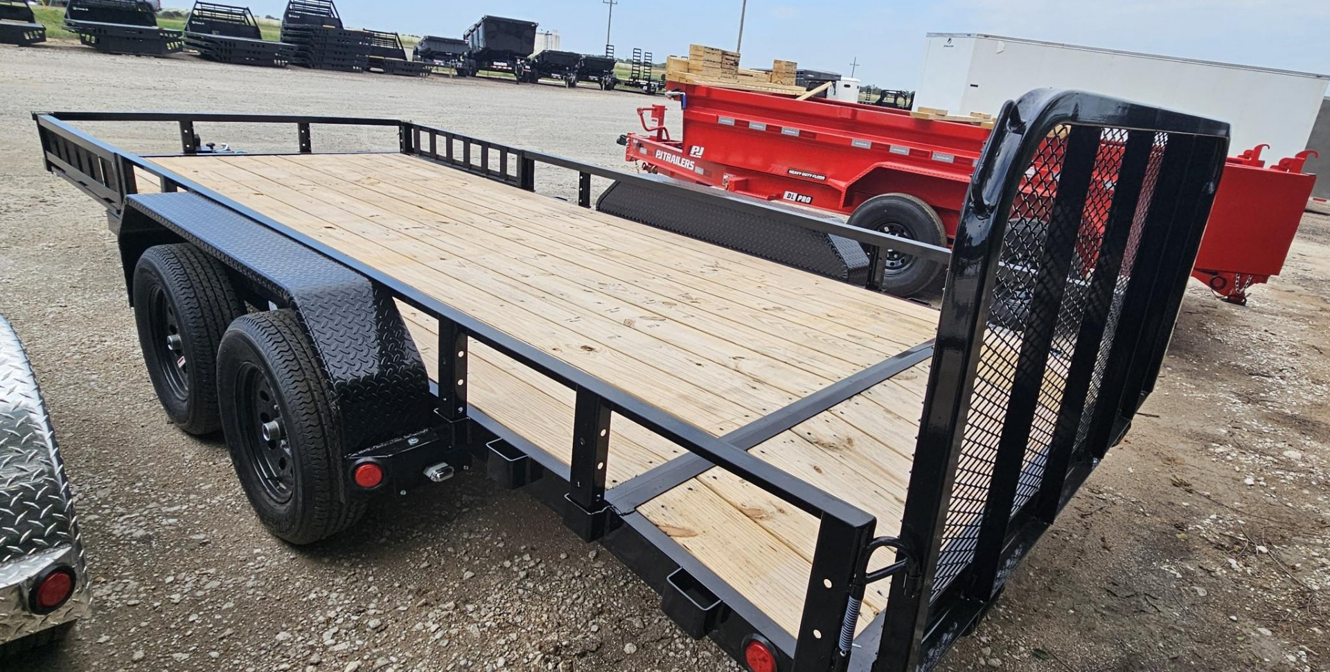 New 2026 PJ Trailers 18' x 83 in. Tandem Axle Channel (UL) Utility Trailer