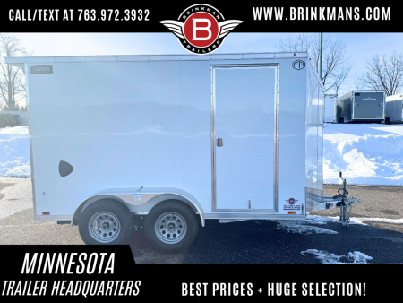 New Lightning 7x12 Enclosed -TANDEM AXLE- Aluminum Cargo trailer - Rear Ramp!