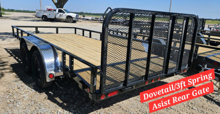 New 2026 PJ Trailers 16' x 83 in. Tandem Axle Channel Utility Trailer