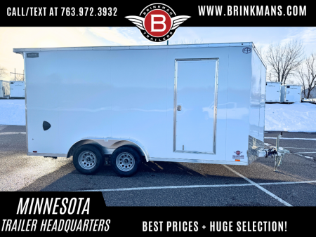 New 2026 Lightning 7.5X16 Trailer Cargo / Enclosed Trailer - RAMP DOOR!