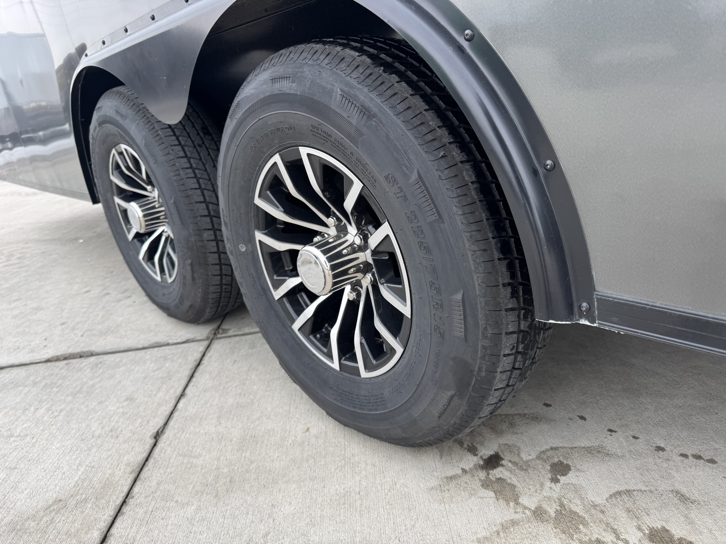 Used USED 2025 AERO 8.5x24 +2’V 7' TALL BLACKOUT  EDITION - QUALITY Enclosed Rear Ramp Car Hauler Cargo Trailer