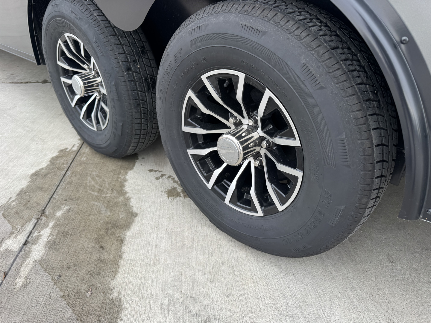 Used USED 2025 AERO 8.5x24 +2’V 7' TALL BLACKOUT  EDITION - QUALITY Enclosed Rear Ramp Car Hauler Cargo Trailer