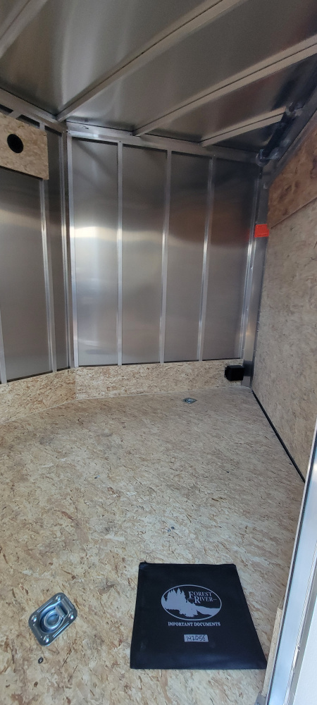 New 2026 Lightning Trailers 7X23 SILVER 7' TALL 7K Snowmobile Trailer