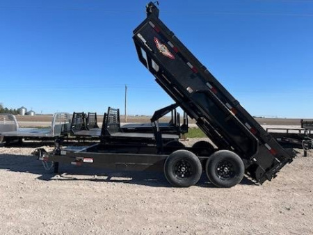 New 2026 H&H Trailers 83x14 Industrial Dump Trailer 14K Scissor Dump Trailer