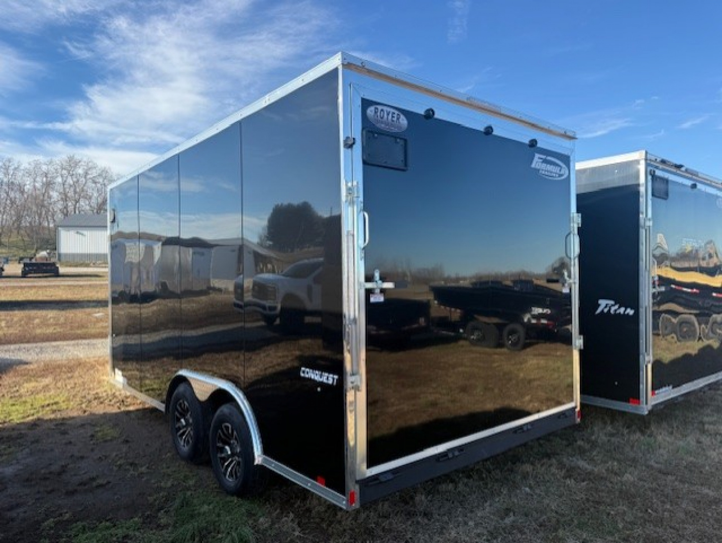 New 2026 Formula Trailers CONQUEST 8.5x16X90" .080 POLYCORE w/ RAMP DOOR Cargo / Enclosed Trailer