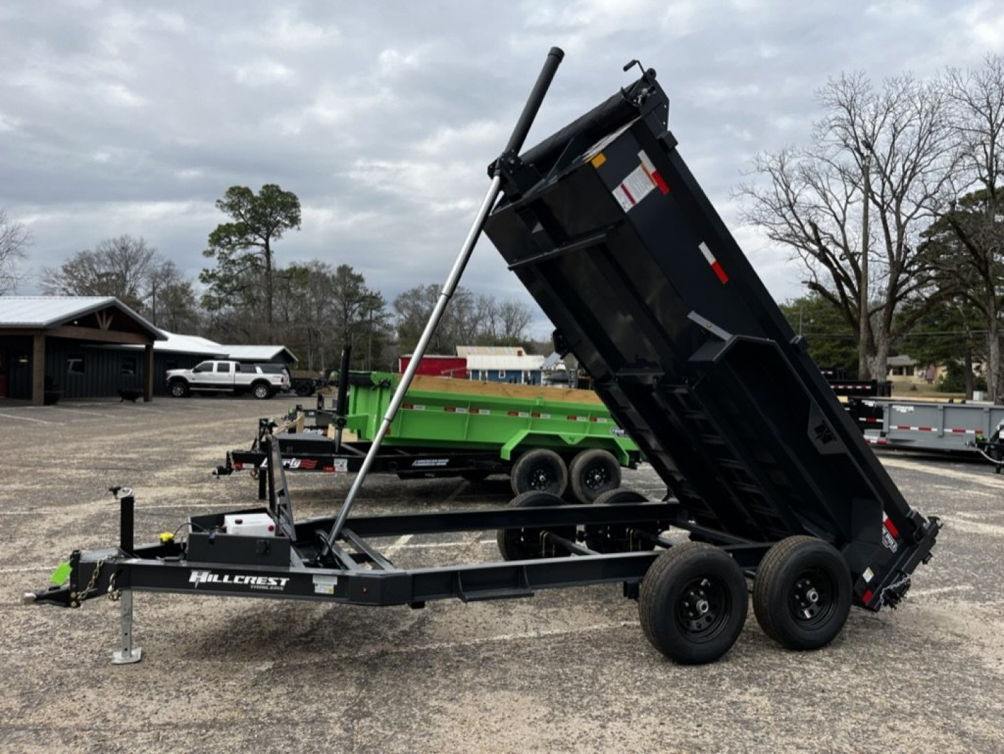 New 2026 Hillcrest Trailers 6x12 10k Dump Trailer