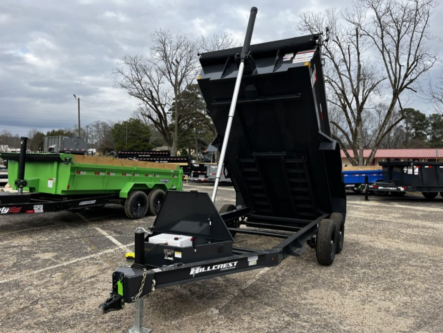 New 2026 Hillcrest Trailers 6x12 10k Dump Trailer